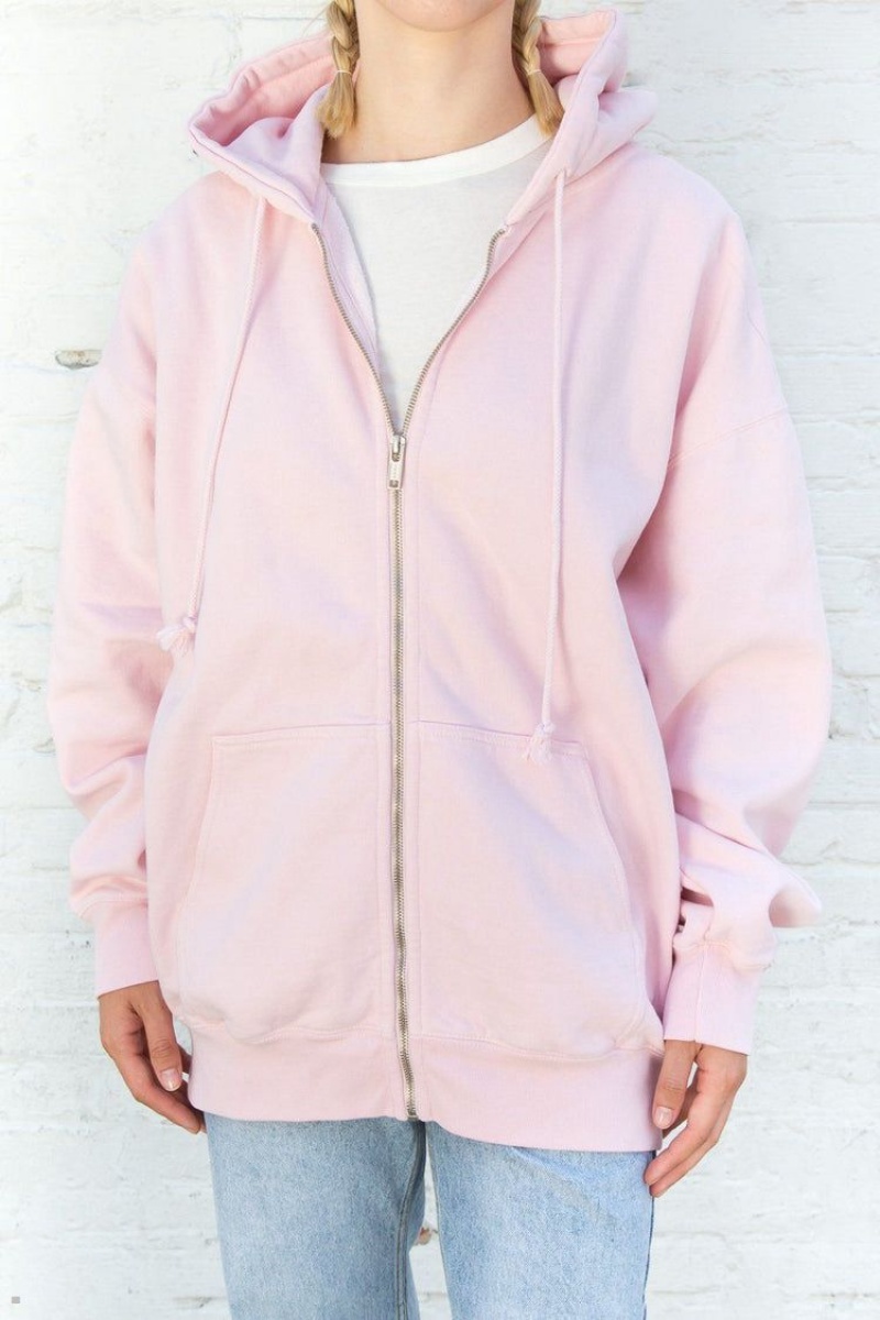 Sweat a Capuche Brandy Melville Christy Rose | NBC-35178856